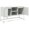 vidaXL Skříň highboard hořčicově žlutá 100,5 x 39 x 107 cm ocel