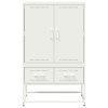 vidaXL Skříň bílá 68 x 39 x 111,5 cm ocel