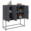 vidaXL Skříň highboard antracitová 100,5 x 39 x 107 cm ocel
