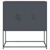 vidaXL Skříň highboard antracitová 100,5 x 39 x 107 cm ocel