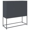 vidaXL Skříň highboard antracitová 100,5 x 39 x 107 cm ocel