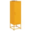 vidaXL Skříň highboard hořčicově žlutá 36 x 39 x 123 cm ocel