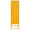 vidaXL Skříň highboard hořčicově žlutá 36 x 39 x 123 cm ocel