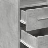 vidaXL Úložná skříňka betonově šedá 30x42,5x225 cm kompozitní dřevo