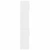 vidaXL Úzká úložná bílá 70 x 42,5 x 225 cm kompozitní dřevo