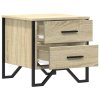 vidaXL Noční stolky 2 ks dub sonoma 40 x 41 x 40 cm kompozitní dřevo