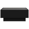 vidaXL Konferenční stolek s LED černý 70 x 50 x 30 cm kompozitní dřevo