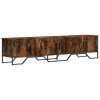 vidaXL TV skříňka kouřový dub 180 x 34 x 41 cm kompozitní dřevo