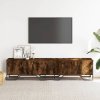 vidaXL TV skříňka kouřový dub 180 x 34 x 41 cm kompozitní dřevo