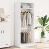 vidaXL Šatní skříň bílá 80 x 50 x 200 cm kompozitní dřevo