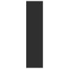 vidaXL Šatní skříň černá 100 x 50 x 200 cm dřevotříska