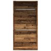 vidaXL Šatní skříň old wood 100 x 50 x 200 cm kompozitní dřevo