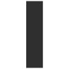 vidaXL Šatní skříň černá 80 x 50 x 200 cm kompozitní dřevo