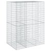 vidaXL Gabionový koš s víkem 150 x 100 x 200 cm pozinkované železo