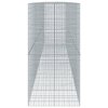vidaXL Gabionový koš s víkem 850 x 100 x 200 cm pozinkované železo
