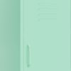 vidaXL Úložná skříň mátová 42,5 x 35 x 101,5 cm ocel