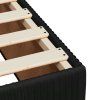 vidaXL Box spring postel s matrací černá 90x200 cm samet