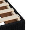 vidaXL Box spring postel s matrací černá 100 x 200 cm textil