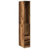 vidaXL Šatní skříň old wood 30 x 50 x 200 cm kompozitní dřevo