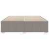 vidaXL Rám postele bez matrace taupe 180 x 200 cm textil