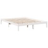 vidaXL Prodloužený rám postele bez matrace bílý 160 x 220 cm borovice