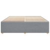 vidaXL Rám postele bez matrace světle šedý 180 x 200 cm textil