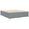 vidaXL Rám postele bez matrace světle šedý 180 x 200 cm textil