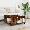 vidaXL Konferenční stolek kouřový dub 80 x 80 x 40 cm kompozitní dřevo