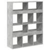 vidaXL Dělicí stěna betonově šedá 100 x 33 x 125,5 cm kompozitní dřevo