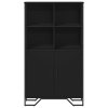 vidaXL Highboard černý 79,5 x 35,5 x 137,5 cm kompozitní dřevo