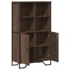 vidaXL Highboard hnědý dub 79,5 x 35,5 x 137,5 cm kompozitní dřevo