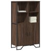 vidaXL Highboard hnědý dub 79,5 x 35,5 x 137,5 cm kompozitní dřevo