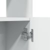 vidaXL Skříň highboard bílá 92 x 33 x 140 cm kompozitní dřevo