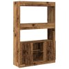 vidaXL Skříň highboard old wood 92 x 33 x 140 cm kompozitní dřevo