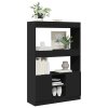 vidaXL Skříň highboard černá 92 x 33 x 140 cm kompozitní dřevo