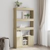 vidaXL Skříň highboard dub sonoma 92 x 33 x 180 cm kompozitní dřevo