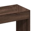 vidaXL Skříň highboard hnědý dub 92 x 33 x 140 cm kompozitní dřevo