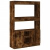 vidaXL Skříň highboard kouřový dub 92 x 33 x 140 cm kompozitní dřevo