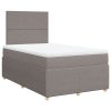 vidaXL Box spring postel s matrací taupe 120x190 cm textil