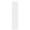 vidaXL Dělicí stěna bílá 100 x 33 x 135 cm kompozitní dřevo