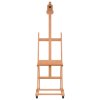 vidaXL Malířský stojan 55 x 53,5 x 178 cm masivní bukové dřevo