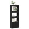 vidaXL Skříň highboard černá 63 x 33 x 180 cm kompozitní dřevo