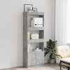 vidaXL Skříň highboard betonově šedá 63 x 33 x 180 cm kompozitní dřevo