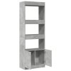vidaXL Skříň highboard betonově šedá 63 x 33 x 180 cm kompozitní dřevo