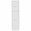 vidaXL Skříňka na léky bílá 30 x 41 x 118 cm kompozitní dřevo