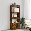 vidaXL Skříň highboard kouřový dub 63 x 33 x 180 cm kompozitní dřevo