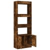 vidaXL Skříň highboard kouřový dub 63 x 33 x 180 cm kompozitní dřevo