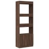 vidaXL Skříň highboard hnědý dub 63 x 33 x 180 cm kompozitní dřevo