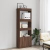 vidaXL Skříň highboard hnědý dub 63 x 33 x 180 cm kompozitní dřevo