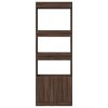 vidaXL Skříň highboard hnědý dub 63 x 33 x 180 cm kompozitní dřevo